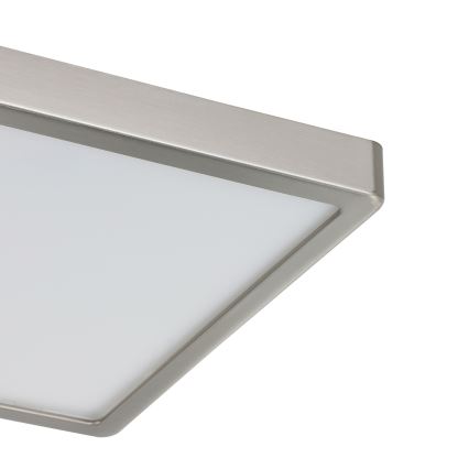 Eglo - Plafonnier LED dimmable pour salle de bains, 19,5 W, 230 V, 2700–6500 K, IP44, ZigBee, 28,5 x 28,5 cm