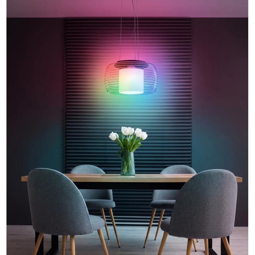 Eglo - Suspension filaire à intensité variable LED RGB BRIAGLIA-C LED/24,8W/230V