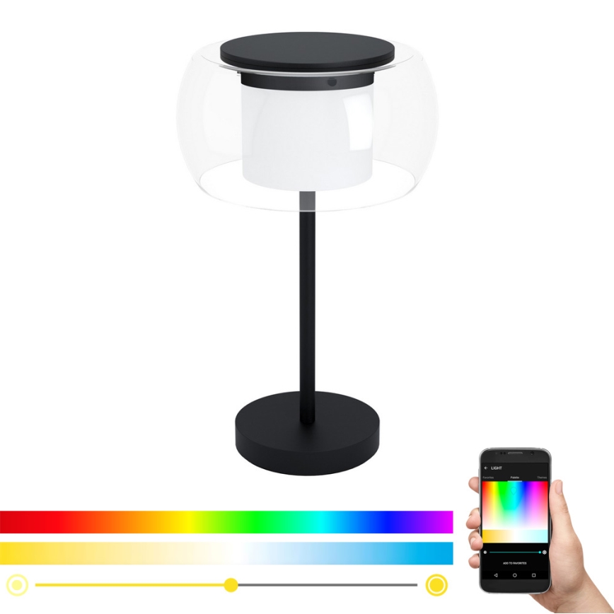 Eglo 99024 - Lampe de table dimmable LED RVB BRIAGLIA-C LED/15W/230V
