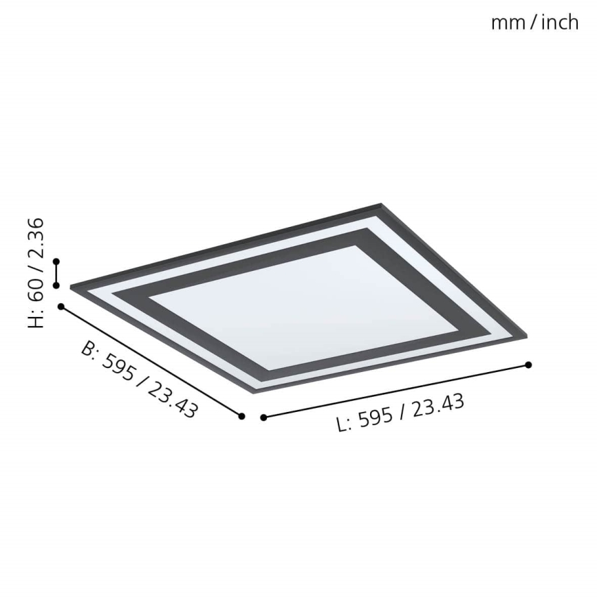 Eglo - Plafonnier LED LED/36W/230V