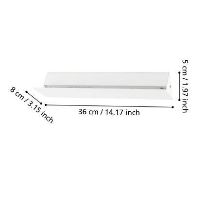 Eglo - Applique murale LED LED/12W/230V