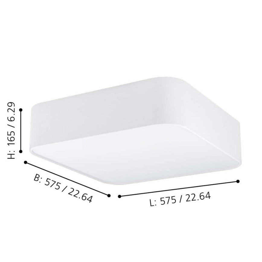 Eglo - Plafonnier 5xE27/25W/230V