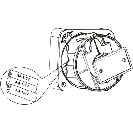 Eglo - Détecteur de mouvement et crépusculaire pour extérieur IP44