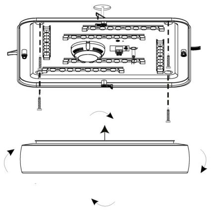 Eglo - Plafonnier LED LED/22W/230V