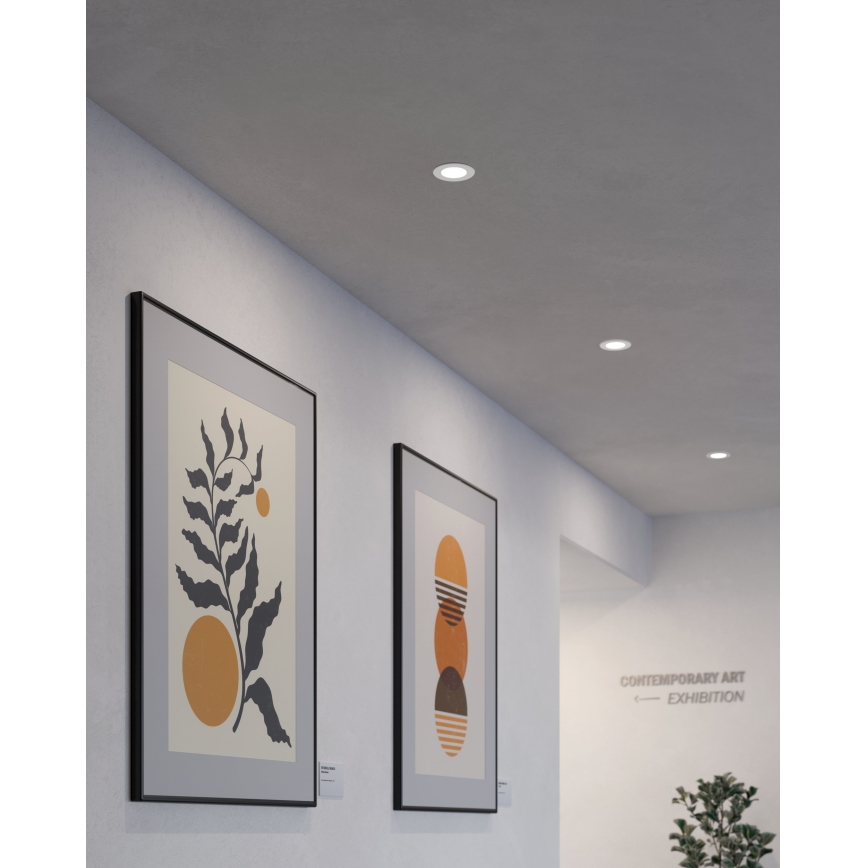 Eglo - Lot de 3 spots encastrés LED FUEVA 5 LED/2,7W/230V Ø 8,6 cm