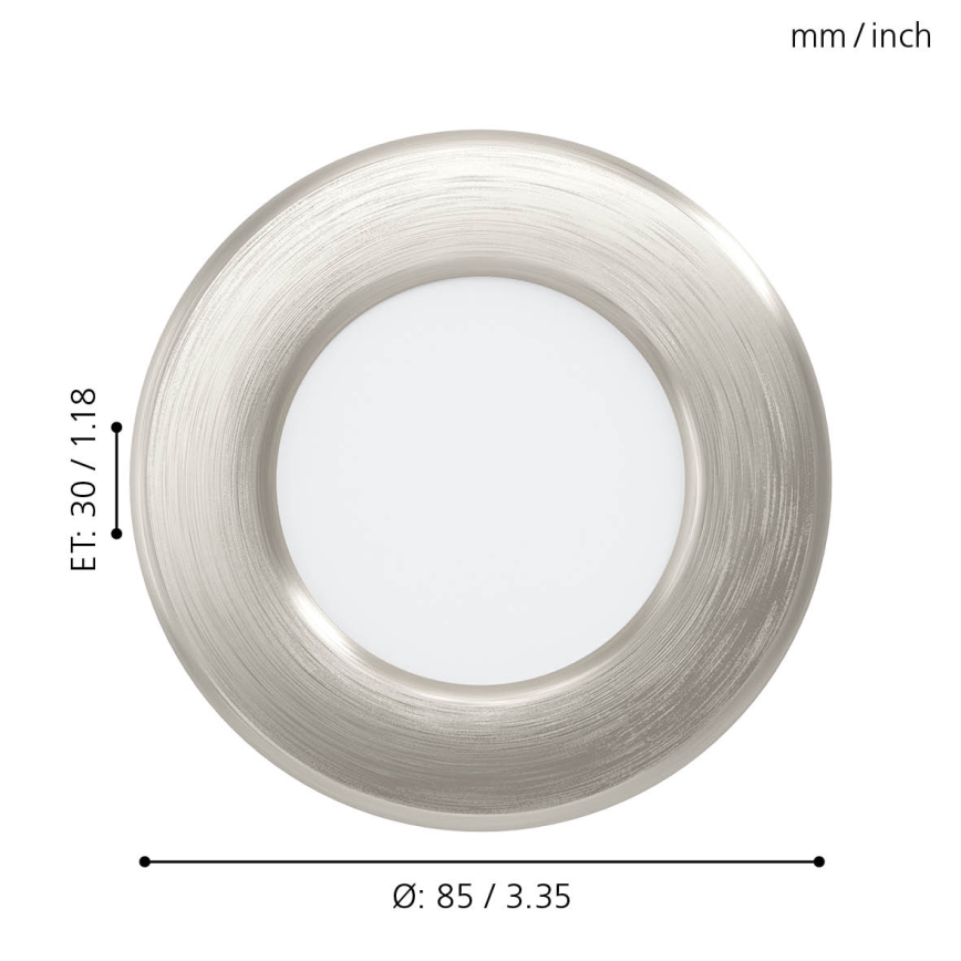 Eglo - Spot encastré LED/2,7W/230V Ø 8,6 cm