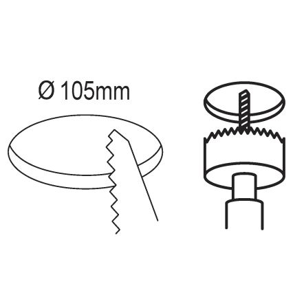 Eglo - Spot encastrable LED LED/5,5W/230V