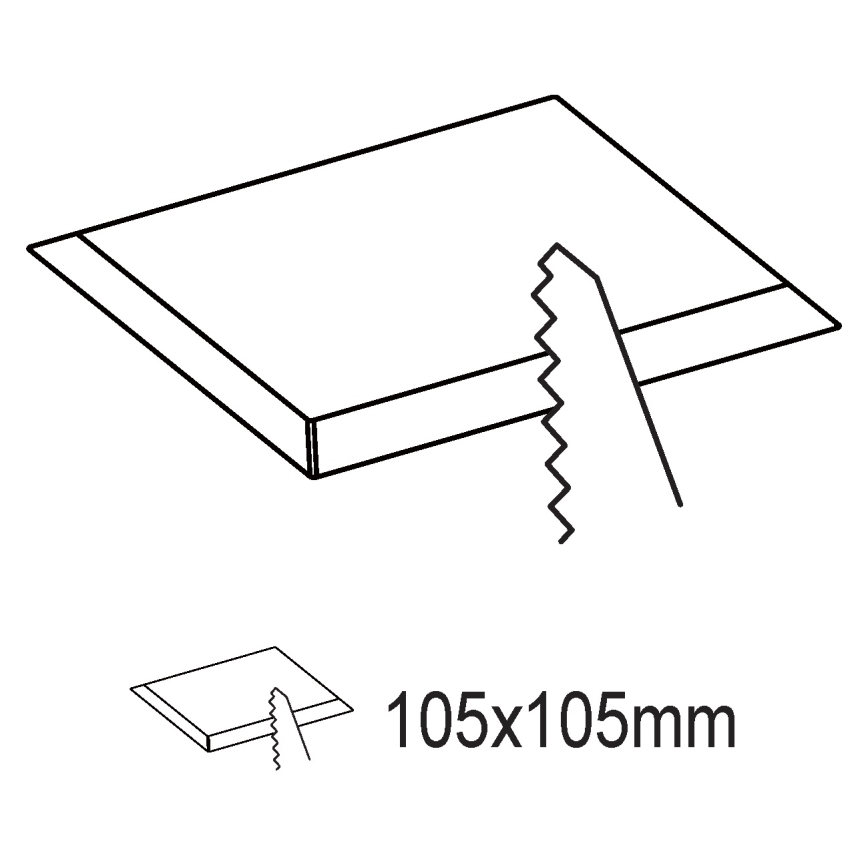 Eglo - Plafonnier encastré LED/5,5W/230V 11,7x11,7 cm