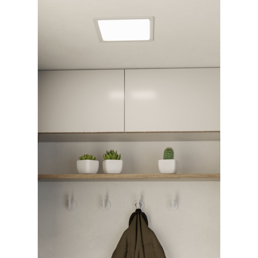 Eglo - Plafonnier encastré LED 16,5W/230V 21,6x21,6 cm
