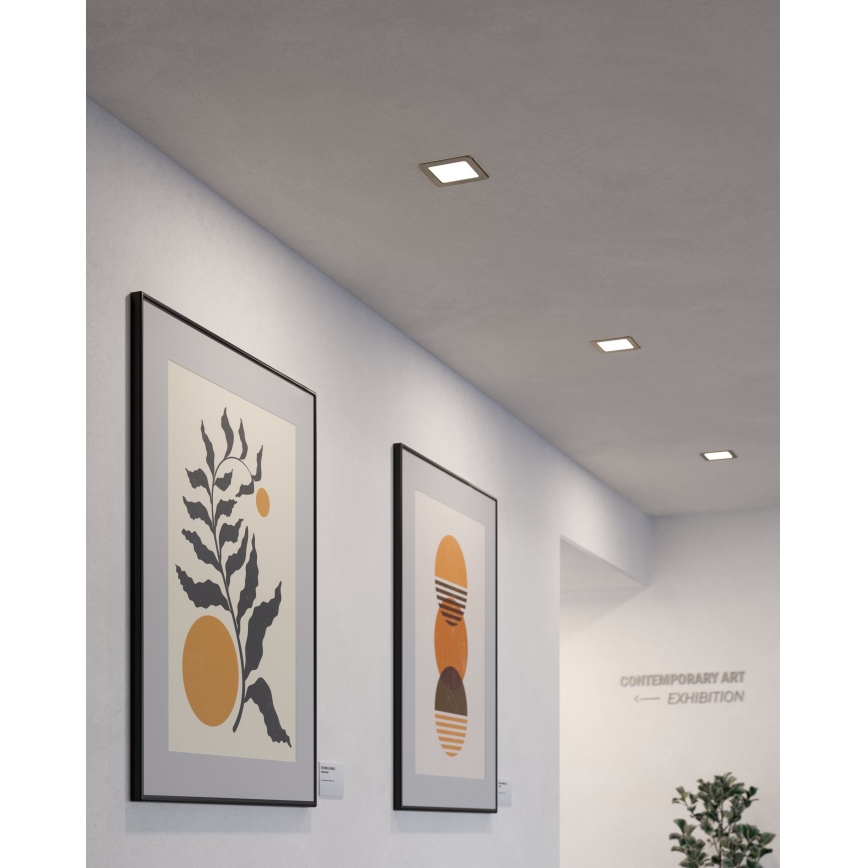 Eglo - LED Plafonnier encastré LED/5,5W/230V 11,7x11,7 cm