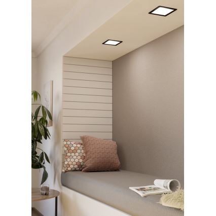 Eglo - Plafonnier encastré LED/10,5W/230V 16,6x16,6 cm