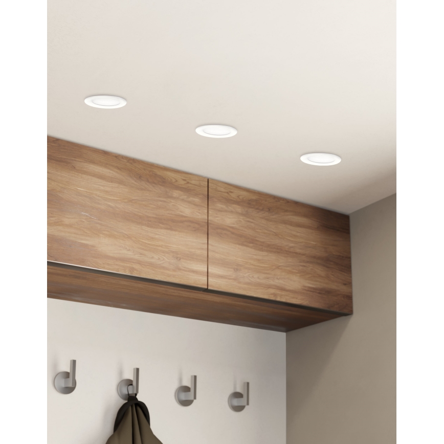 Eglo - Spot LED encastrable dimmable, 5,5 W, 230 V, Ø 11,7 cm