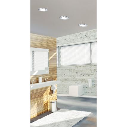 Eglo - Spot encastré LED pour salle de bains LED/2,7 W/230 V IP44 Ø 8,6 cm