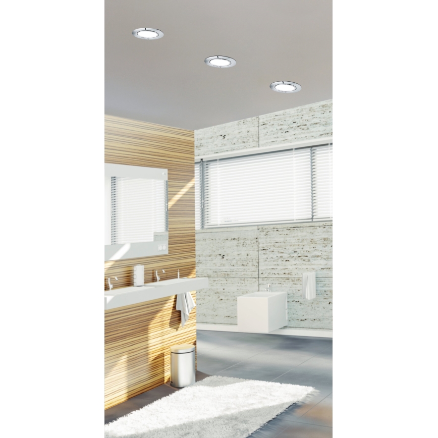 Eglo - Spot encastré LED pour salle de bains LED/2,7 W/230 V IP44 Ø 8,6 cm