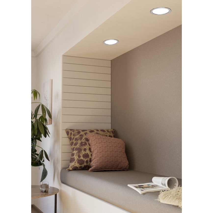 Eglo - Luminaire encastré LED pour salle de bains LED/10,5W/230V IP44 Ø 16,6 cm