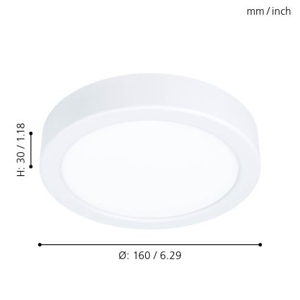 Eglo - Plafonnier LED LED/10,5W/230V