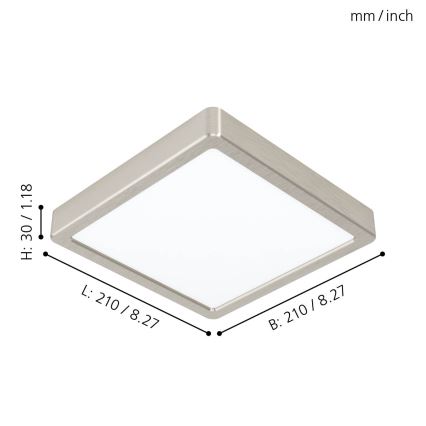 Eglo - Plafonnier LED LED/16,5W/230V