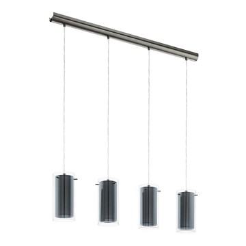 Eglo 99287 - Suspension sur câble PINTO TEXTIL 4xE27/16W/230V