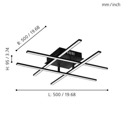 Eglo - Plafonnier LED LED/5,2W/230V