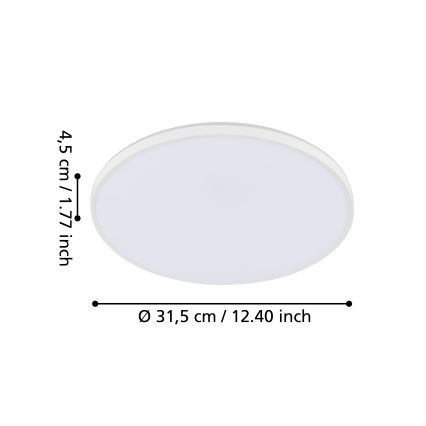 Eglo - Plafonnier LED LED/18W/230V