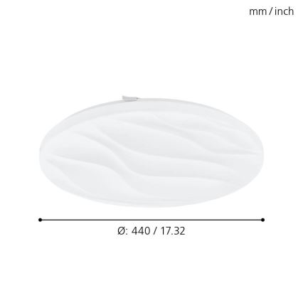 Eglo - Plafonnier LED LED/22W/230V