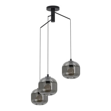Eglo 99373 - Suspension sur câble MANTUNALLE 3xE27/40W/230V