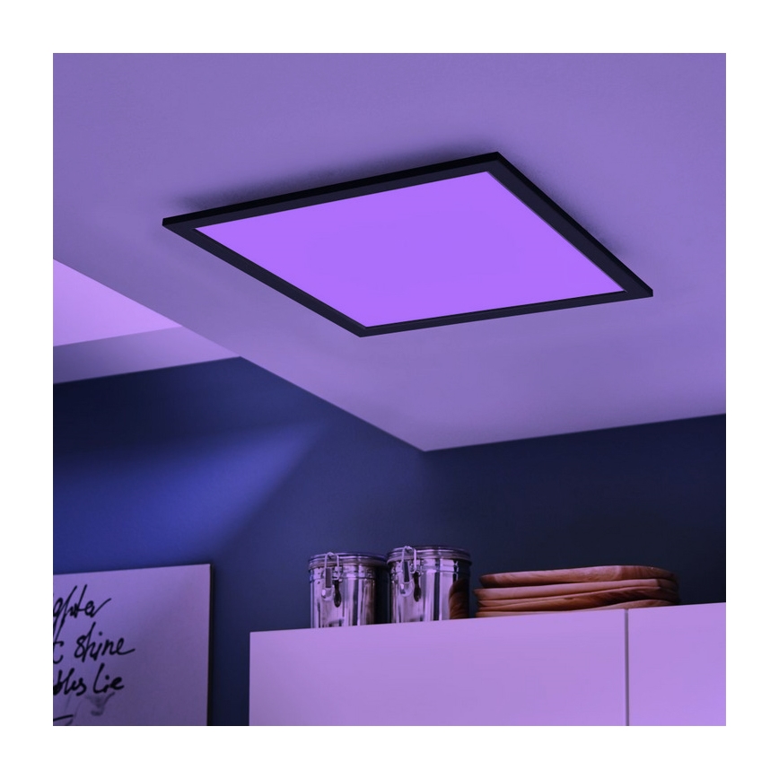 Eglo - Plafonnier LED RGBW à intensité variable SALOBRENA-C LED/20W/230V + télécommande
