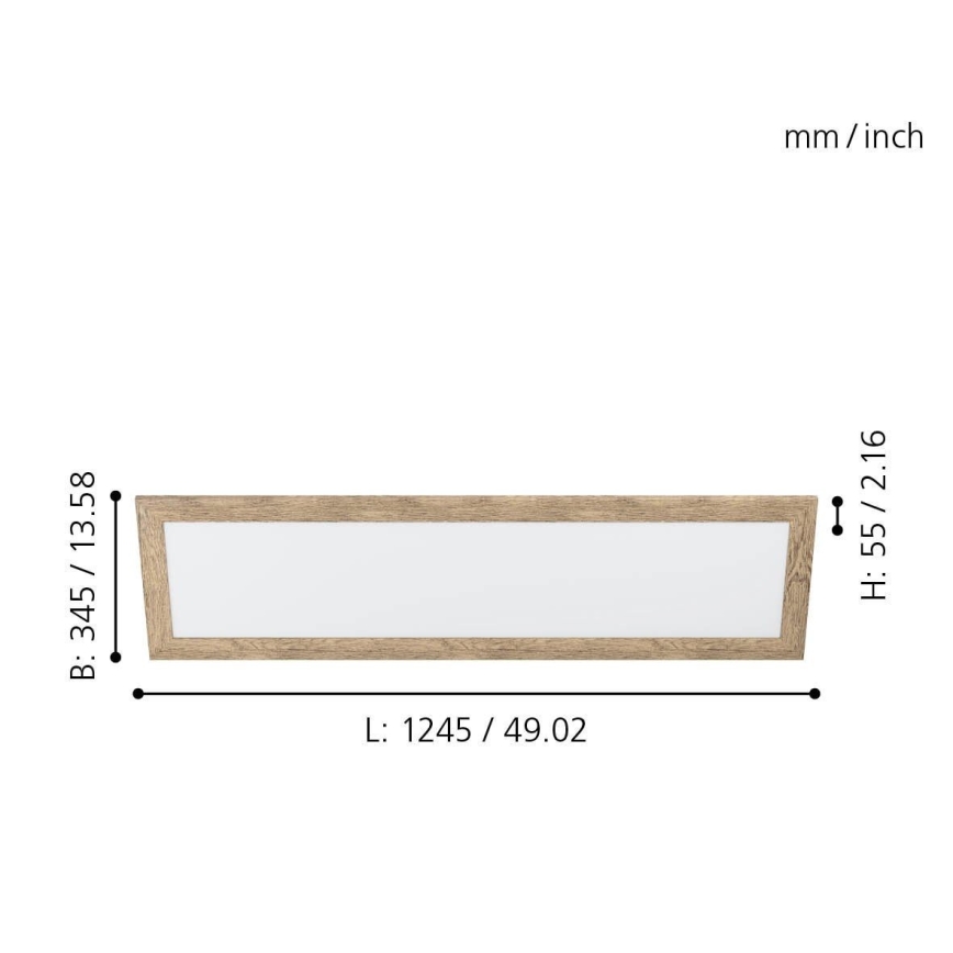Eglo - plafonnier LED LED/32W/230V 345x1245 mm