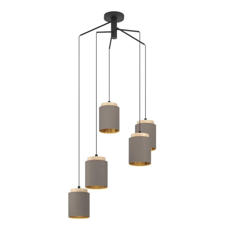Eglo - Suspension filaire 5xE27/40W/230V araignée