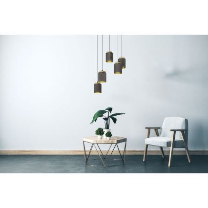 Eglo - Suspension filaire 5xE27/40W/230V araignée