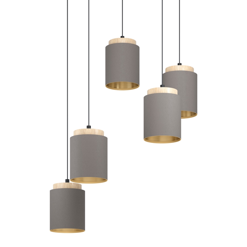 Eglo - Suspension filaire 5xE27/40W/230V araignée