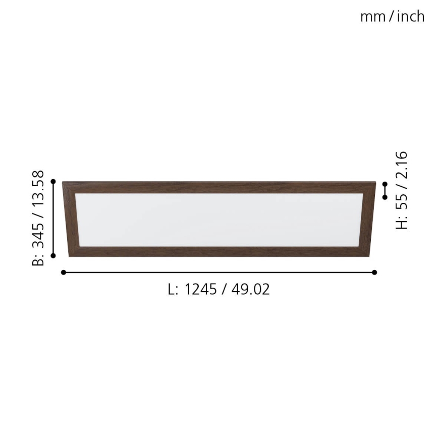 Eglo - Plafonnier LED/32W/230V 345x1245 mm