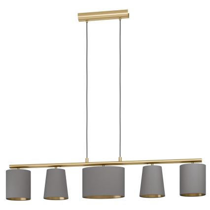 Eglo 99487 - Suspension sur câble ALMEIDA 5xE14/40W/230V