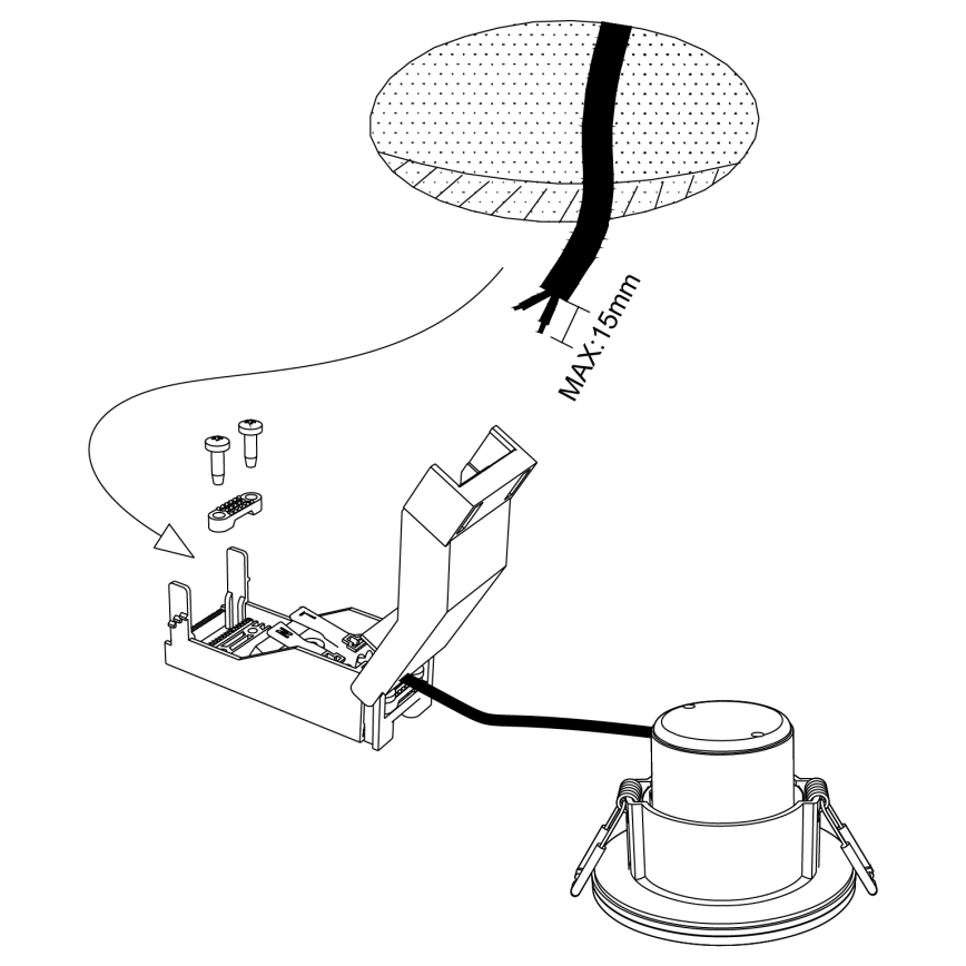 Eglo - Luminaire de salle de bain LED à intensité variable LED/6W/230V 4000K IP44