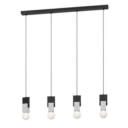 Eglo - Suspension filaire 4xE27/40W/230V