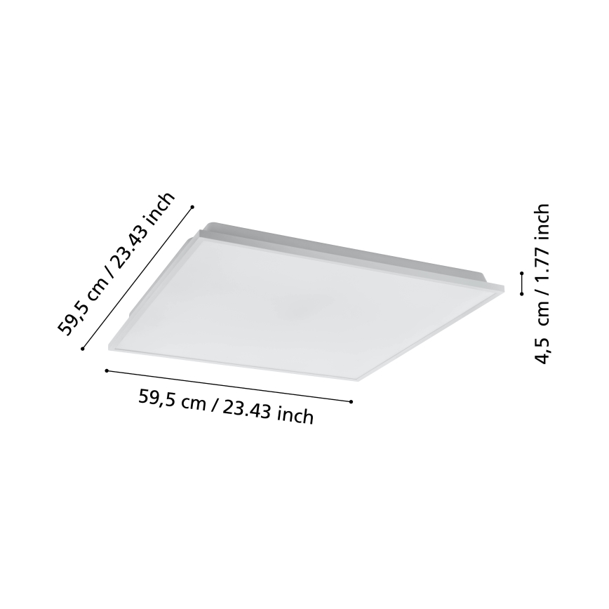Eglo - Plafonnier à intensité variable LED/31,8W/230V 2700-6500K ZigBee