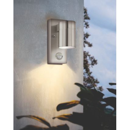 Eglo - Applique murale LED avec capteur 1xGU10/3W/230V IP44