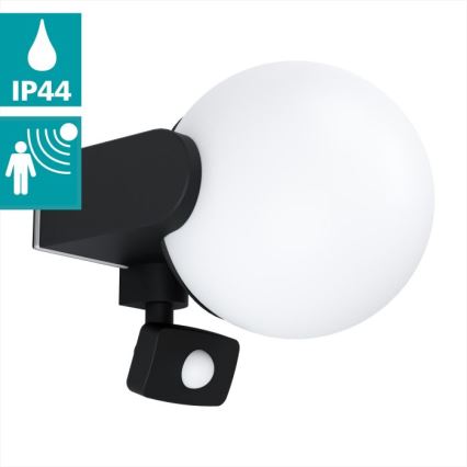 Eglo 99573 - Applique murale extérieure avec détecteur RUBIO 1xE27/15W/230V IP44