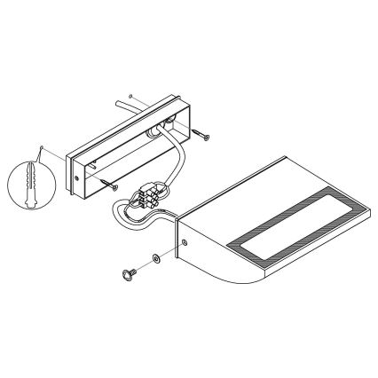 Eglo  - Applique murale LED extérieur LED/10,5W/230V IP44