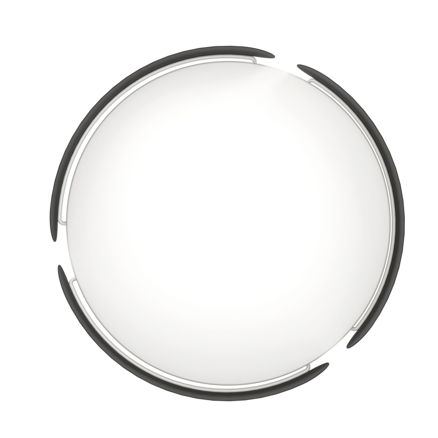 Eglo - Plafonnier LED/20W/230V Ø 37 cm noir
