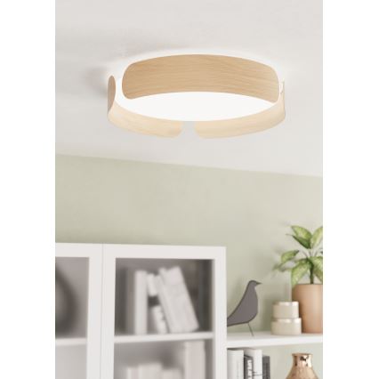 Eglo - Plafonnier LED/20W/230V Ø 37 cm beige