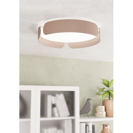 Eglo - Plafonnier LED/20W/230V Ø 37 cm marron