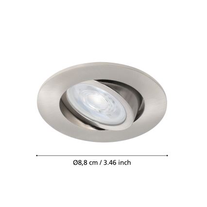 Eglo - LED RGBW Spot encastrable à intensité variable LED/5W/230V ZigBee