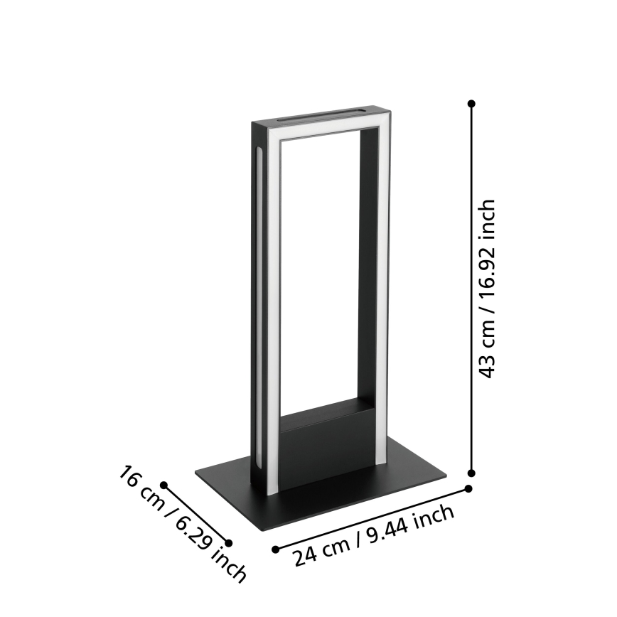 Eglo - Lampe de table à intensité variable LED/16W/230V 2700-6500K