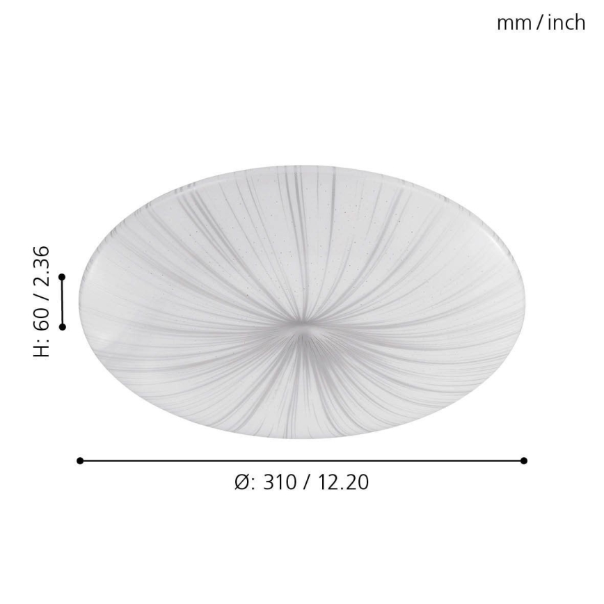 Eglo - Plafonnier LED/10W/230V