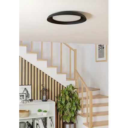 Eglo - Plafonnier LED LED/17,1W/230V noir