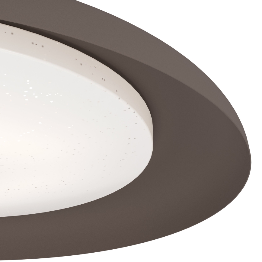 Eglo 99704 - Plafonnier LED PENJAMO, 17,1 W/230 V, marron