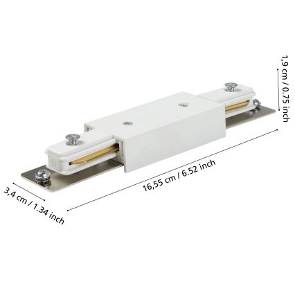 Eglo - Connecteur pour système de rail blanc