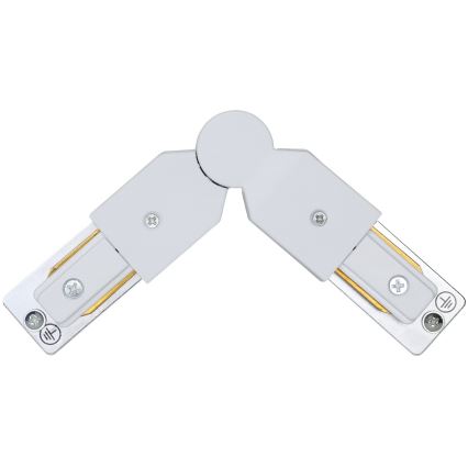 Eglo - Connecteur d'angle pour système de rail blanc