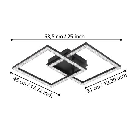 Eglo - Plafonnier LED/21W/230V